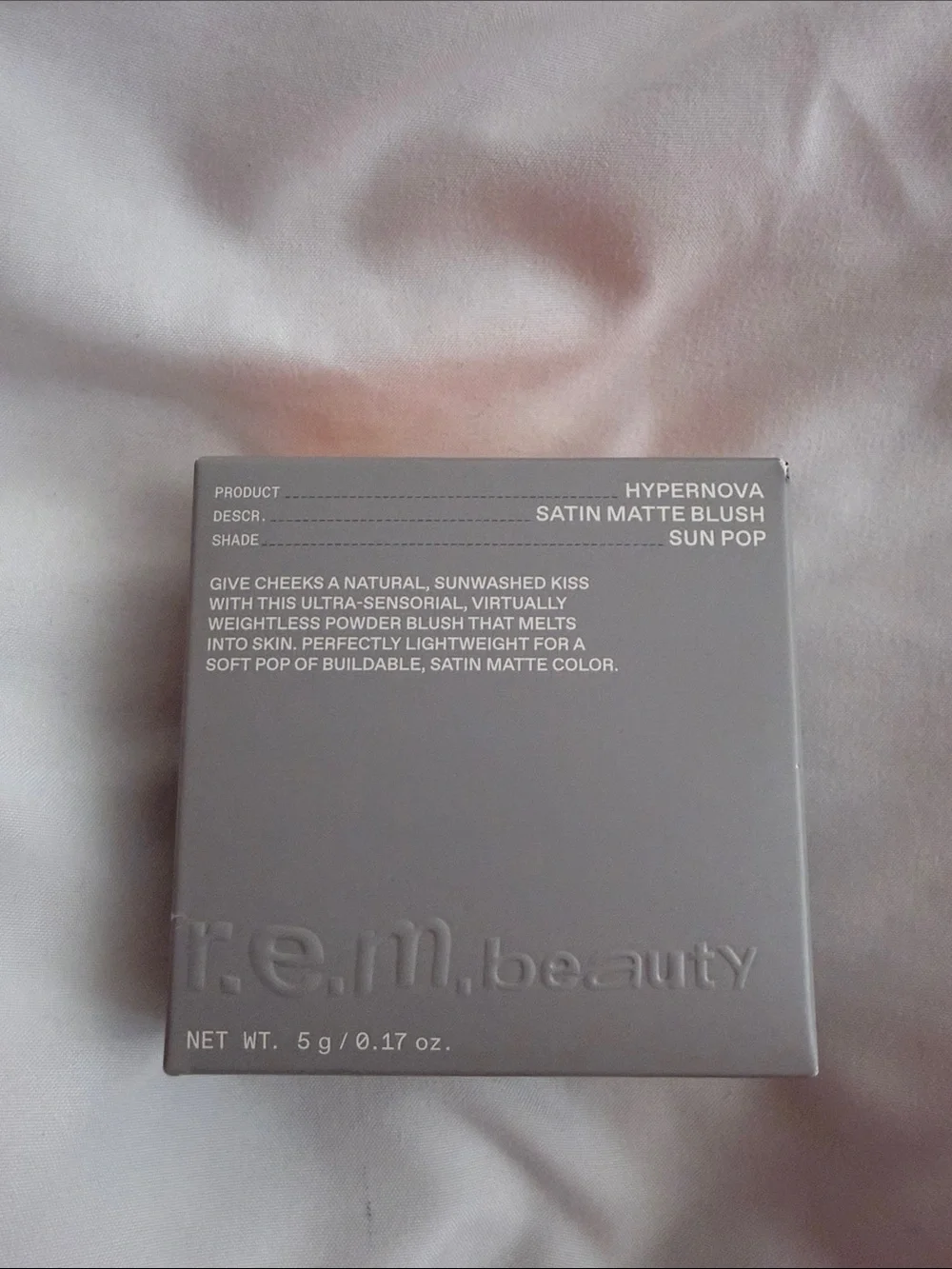 R.E.M. Beauty Hypernova Satin Matte Blush Sun Pop NIB